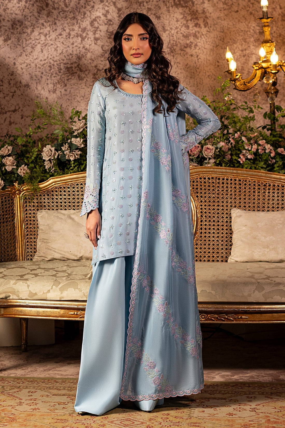 Mina Kashif | Loona Lawn 25 | Sapphire - Seharnaz
