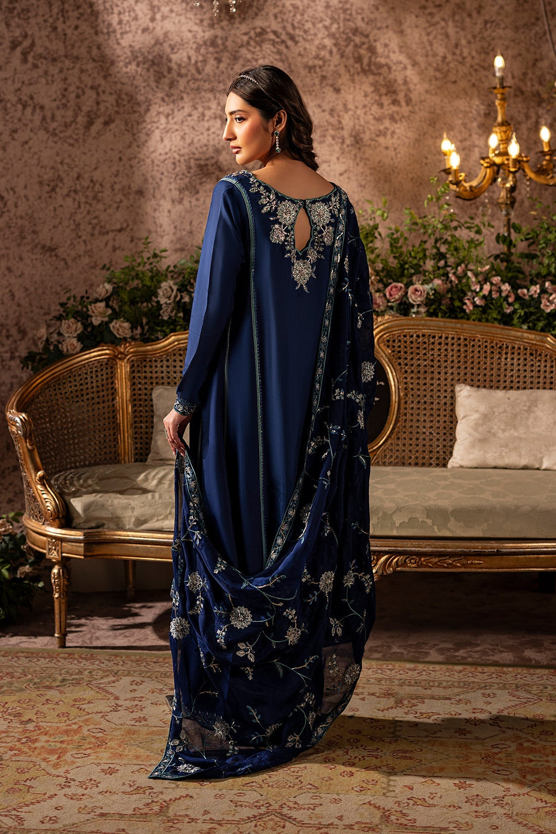 Mina Kashif | Loona Lawn 25 | Midnight - Seharnaz
