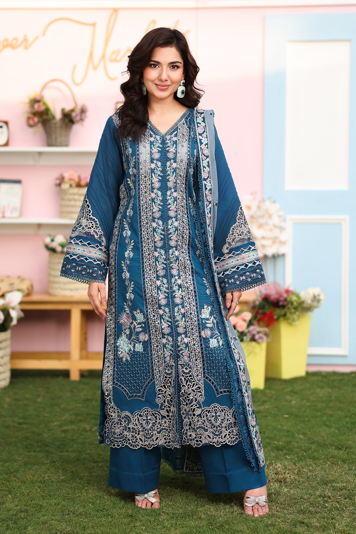 Imrozia Premium | Hayam Luxury Lawn 25 | SL 87 SAHAR - Seharnaz