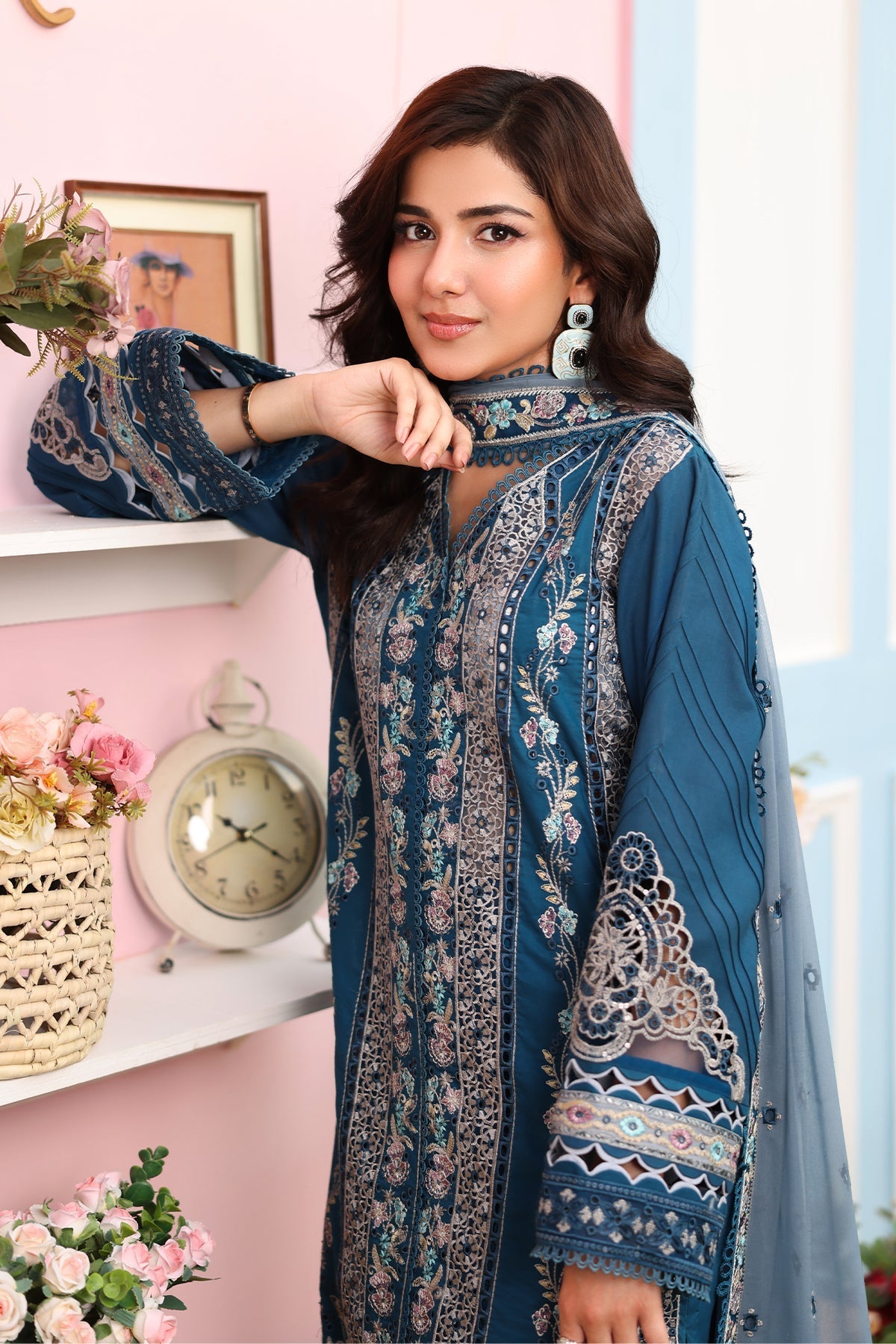 Imrozia Premium | Hayam Luxury Lawn 25 | SL 87 SAHAR - Seharnaz