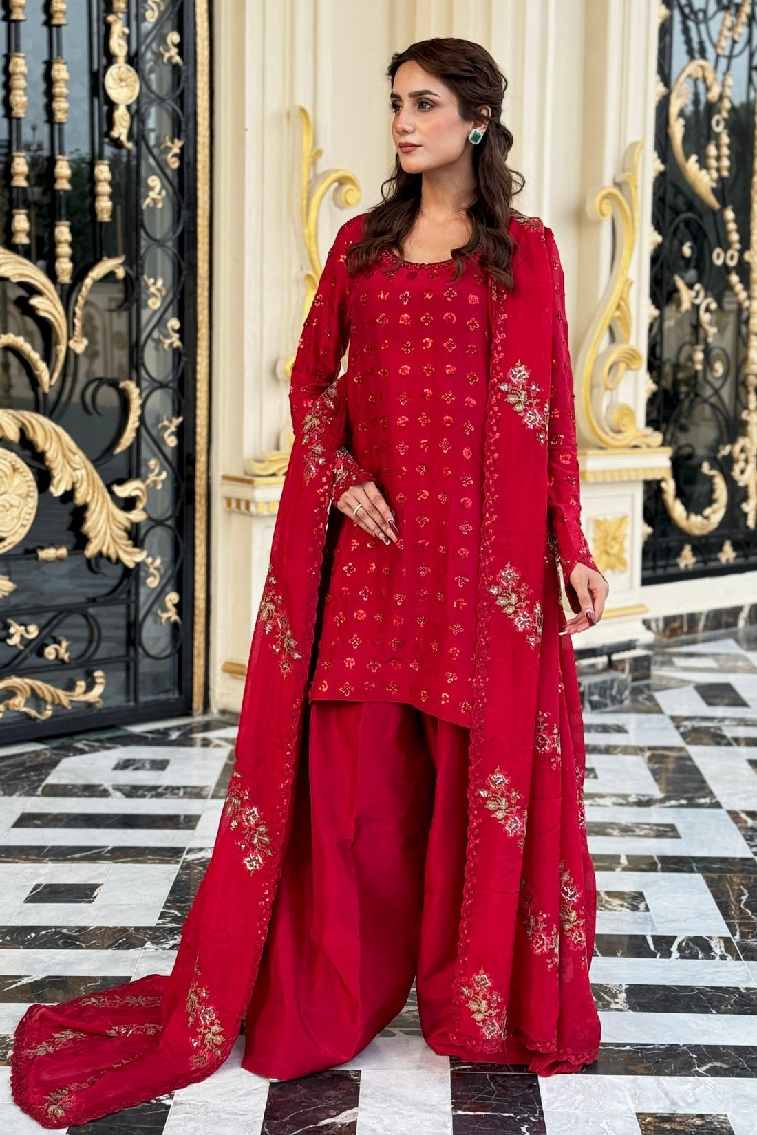 Mina Kashif | Loona Lawn 25 | Ruby - Seharnaz