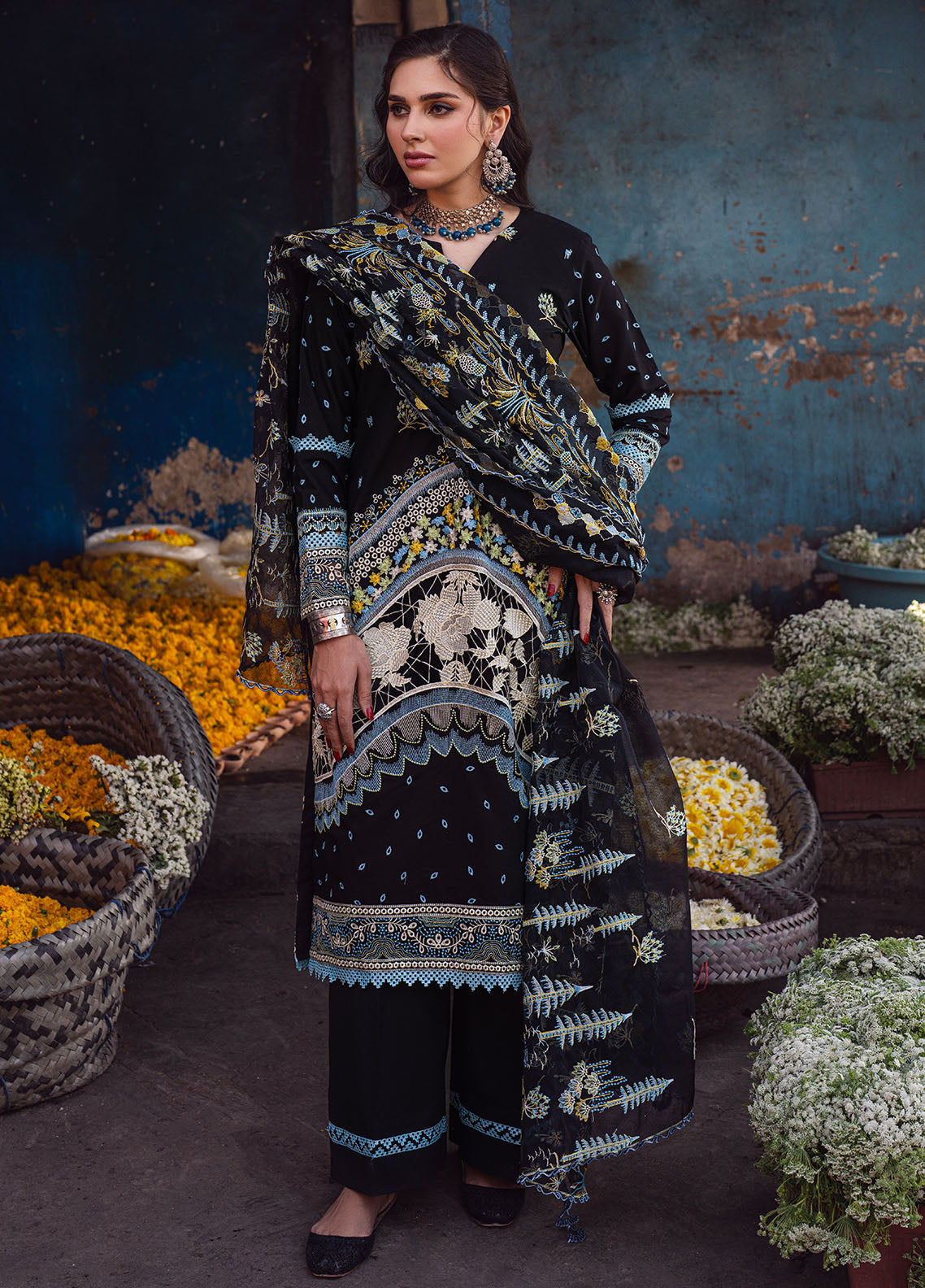 Sahane | Sahakari Chikankari Lawn Edit 24 | Kashish